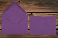 [110225] OT Creativ Briefhüllen 80x114 mm Glatt Violett 120 g/m² 